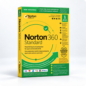 Norton 360 Standard software box