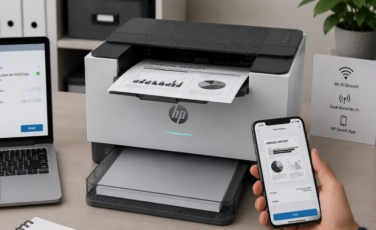 Why the LaserJet M207dw Printer Supports Wireless Workflow Accessibility