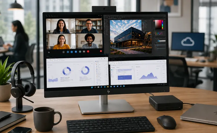 Why the EliteStudio 8 All-in-One G1i 23.8 inch Desktop AI PC Supports Connected Workspaces